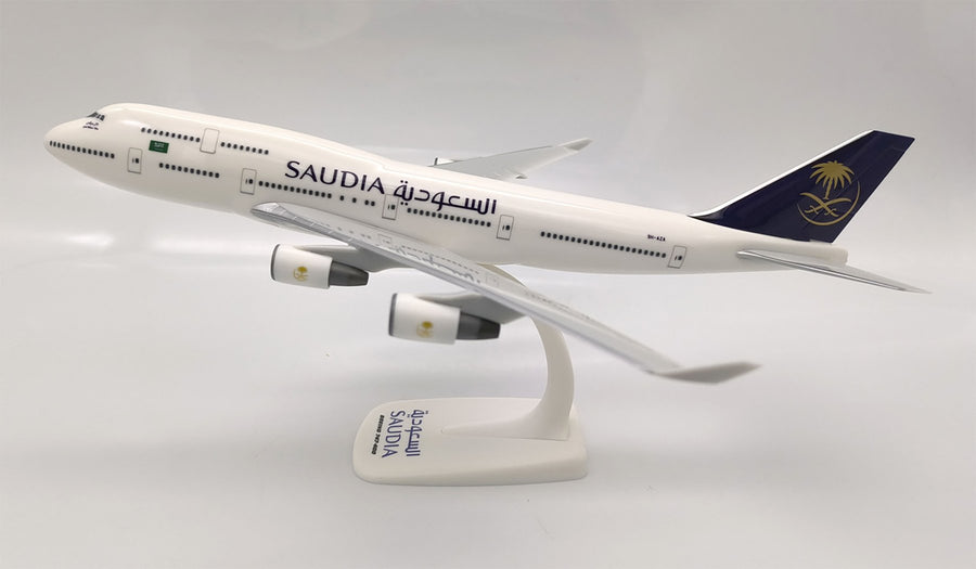 PPC Holland Saudi Airlines Boeing 747-400 1:250 Plastic Model Aircraft
