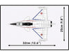 Cobi Rafale A Technology Demonstrator Brick Model Kit - 453 pieces - Scale 1/48 - (5931)
