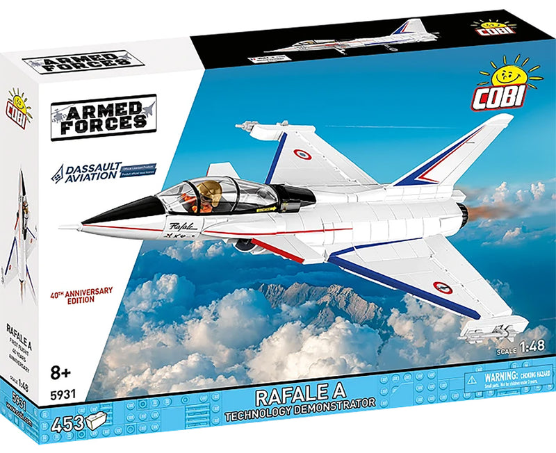 Cobi Rafale A Technology Demonstrator Brick Model Kit - 453 pieces - Scale 1/48 - (5931)
