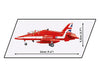 Cobi BAe Hawk T1 Red Arrows 1:48 Scale Aircraft Brick Kit – 389 Pieces (5844)