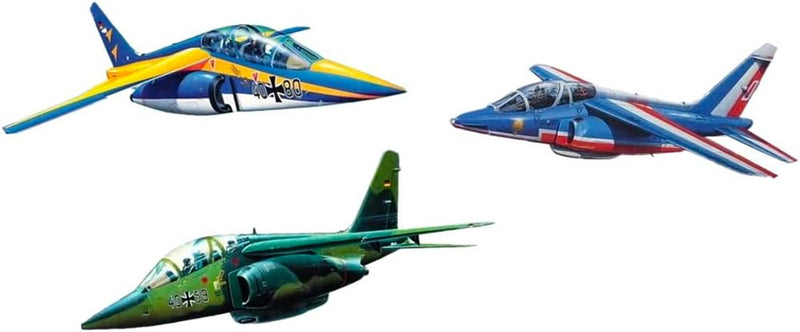Revell 50th Anniversary "Alpha Jet" 1:144 Set of 3 Plastic Kits - 1 Box