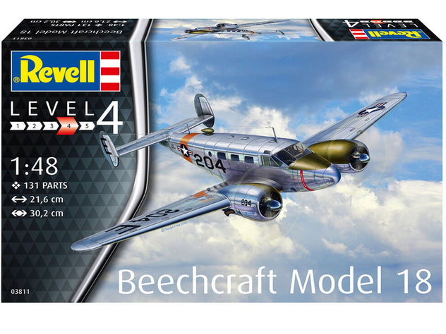 Revell Beechcraft Model 18 USAF 1:48 Plastic Model Aircraft Kit