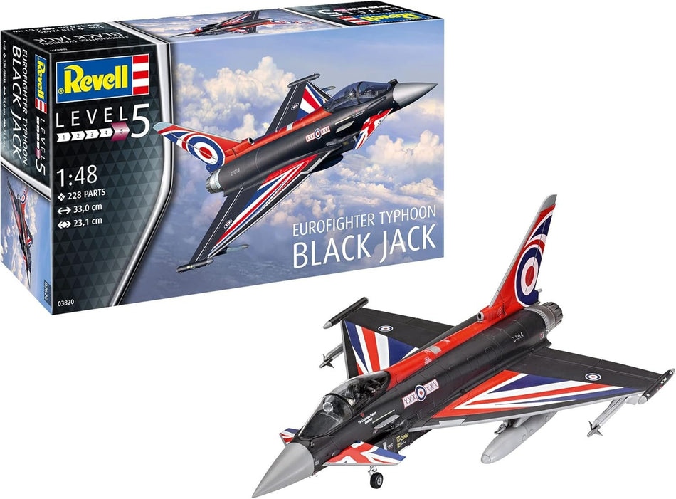 Revell Eurofighter Typhoon 'Black Jack' Livery 1:48 Plastic Kit
