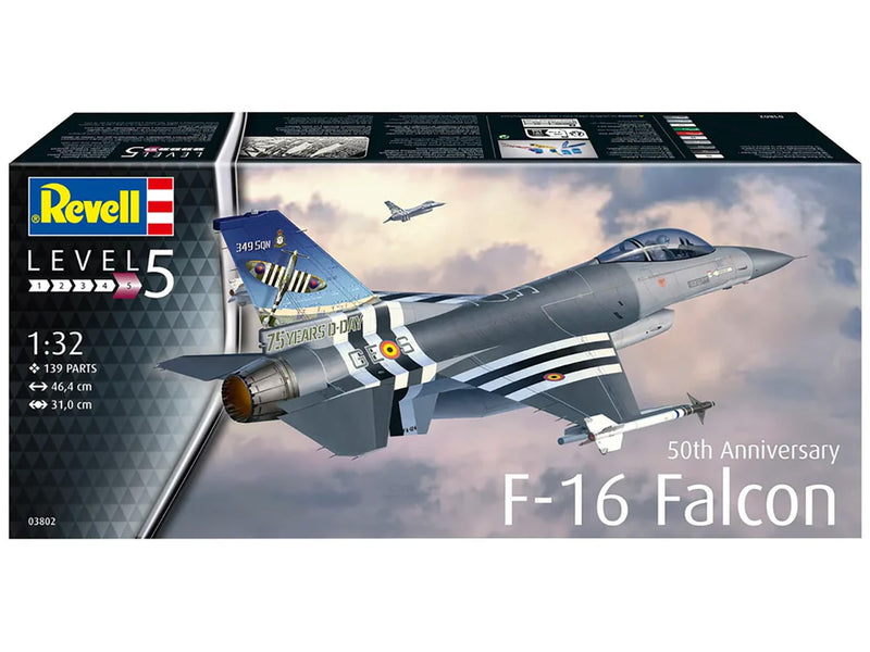Revell F-16 Falcon 50th Anniversary 1:32 Plastic Kit
