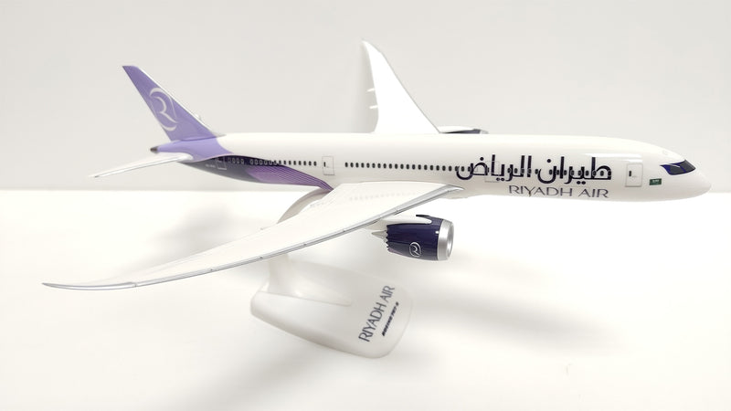 PPC Holland Boeing 787-9 Riyadh Air White Livery 1:200 Plastic Model Aircraft