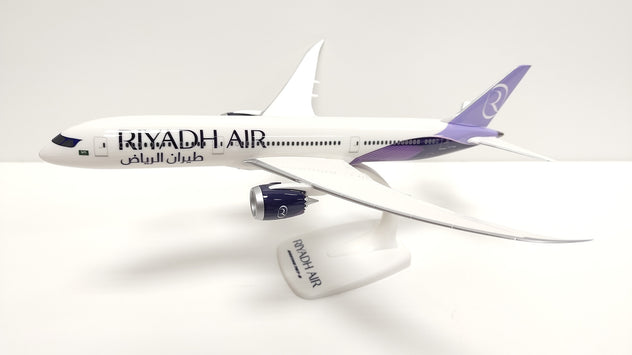 PPC Holland Boeing 787-9 Riyadh Air White Livery 1:200 Plastic Model Aircraft