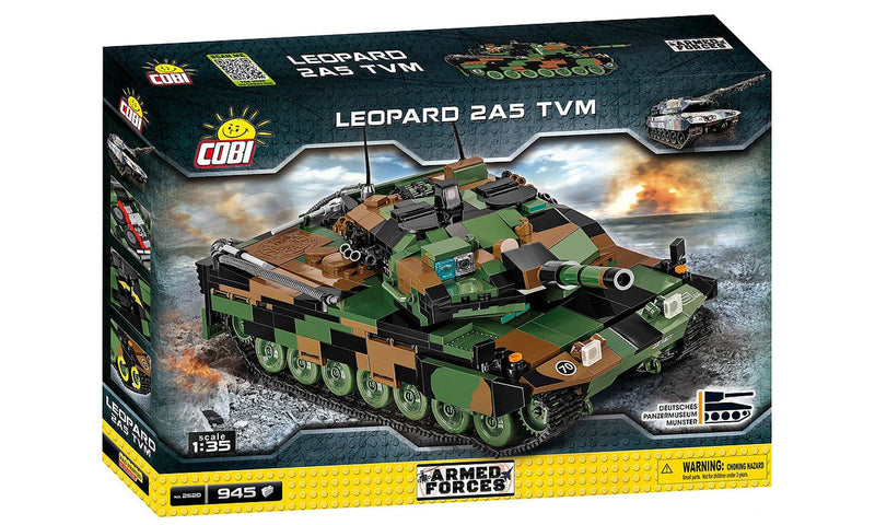 Cobi Leopard 2A5 TVM Tank 1/35 Scale Brick Kit (2620)