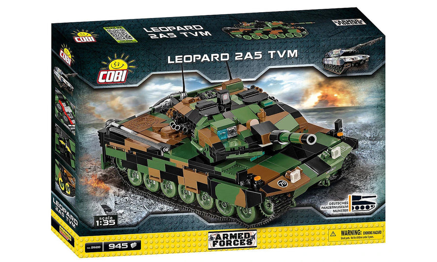 Cobi Leopard 2A5 TVM Tank 1/35 Scale Brick Kit (2620)