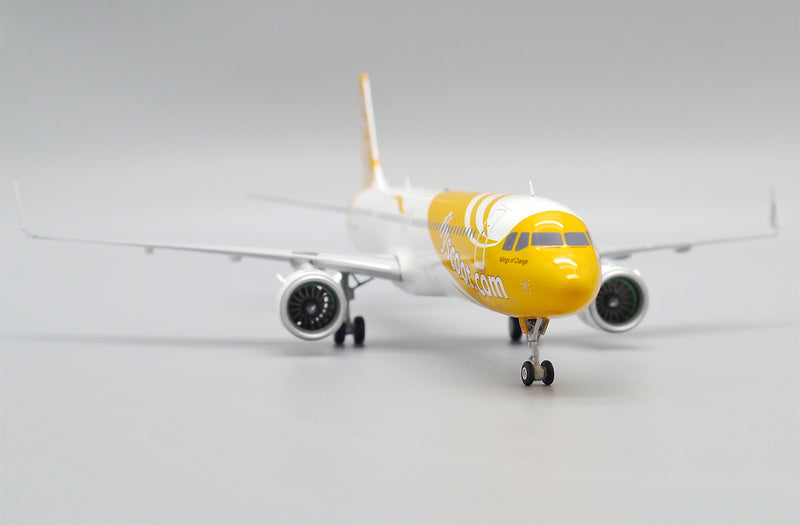 JC Wings Scoot Airbus A321 Neo 9V-NCB Diecast Model Aircraft - 1/200