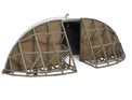 Bachmann Hardened Aircraft Shelter Low Relief 1:72 Scale Display Case