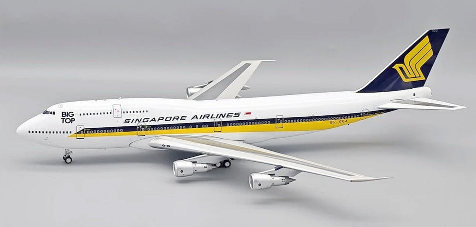 WB Models Singapore Airlines Boeing 747-312 'Big Top' 9V-SKA 1:200 Diecast Model Aircraft