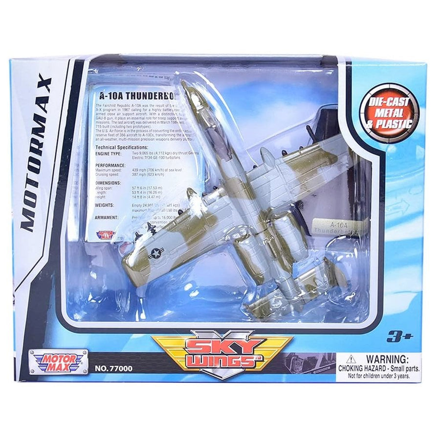 Motormax A-10 Thunderbolt 1:100 Diecast Model Aircraft