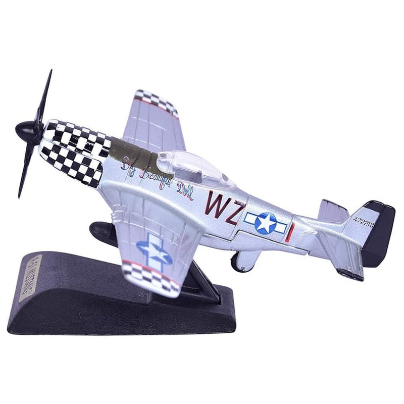Sky Wings P-51 Mustang Diecast Scale Model - 1/100