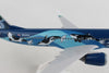 Skymarks Alaska B737 Max 8 Orca Plastic Model - Scale 1:130