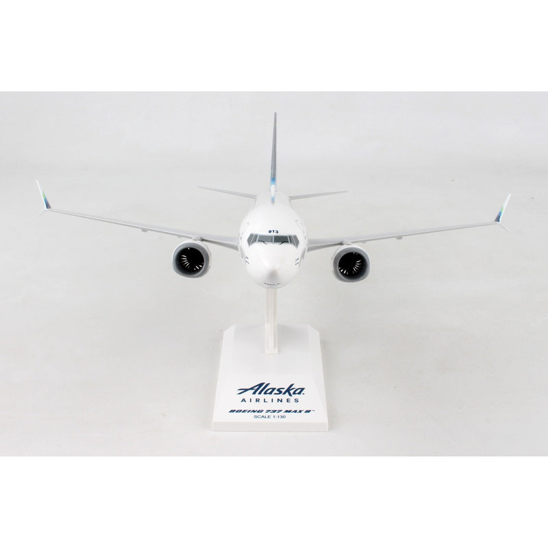 Skymarks Alaska B737 Max 8 Plastic Model - Scale 1:130