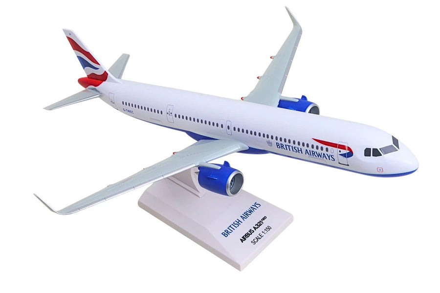 Skymarks British Airways Airbus A321 Neo 1:150 Scale Plastic Model Aircraft