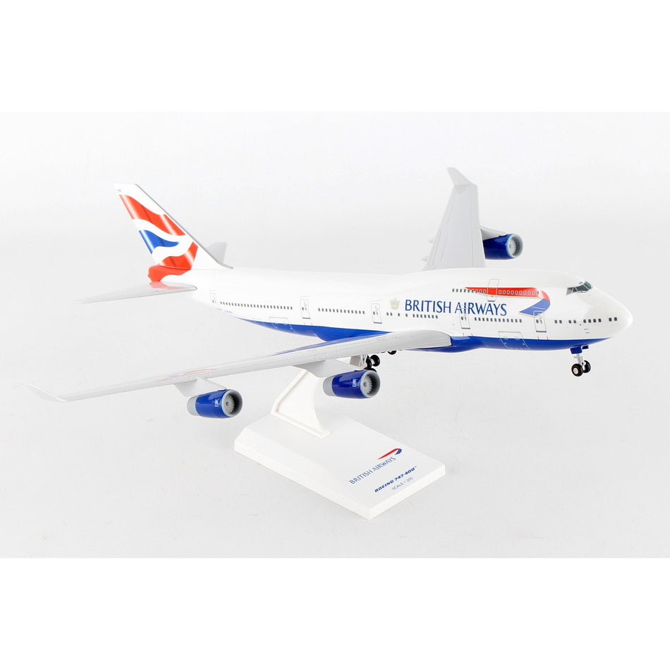 Skymarks British Airways Union Tail B747-400 Plastic Model - Scale 1:200