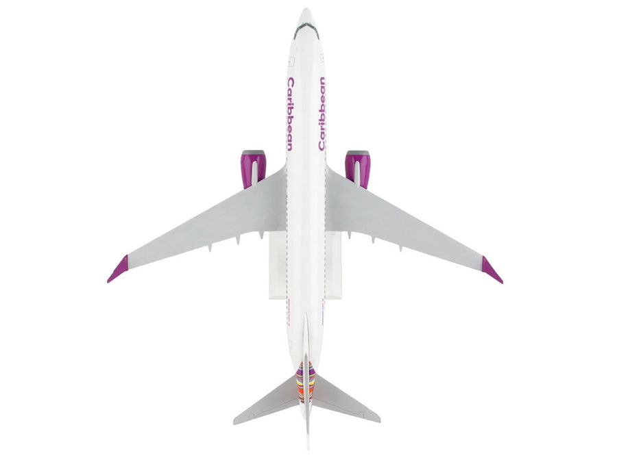Skymarks Boeing 737 MAX 8 Caribbean Airlines 1:130 Plastic Model Aircraft