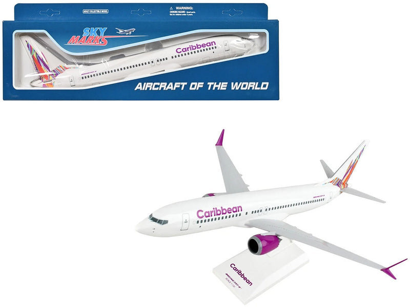 Skymarks Caribbean B737 Max 8 Plastic Model - Scale 1:130
