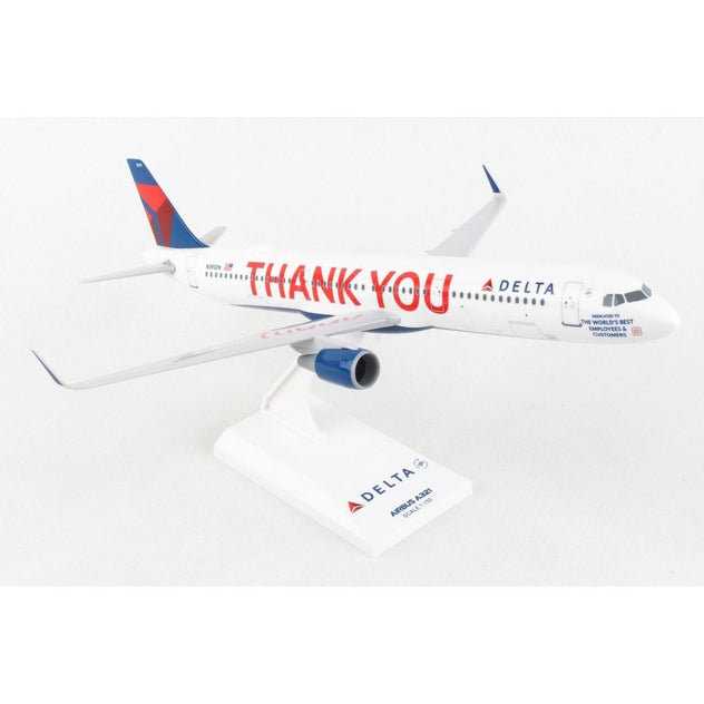Skymarks Delta Airbus A321 Thank You Livery 1:150 Diecast Model Aircraft