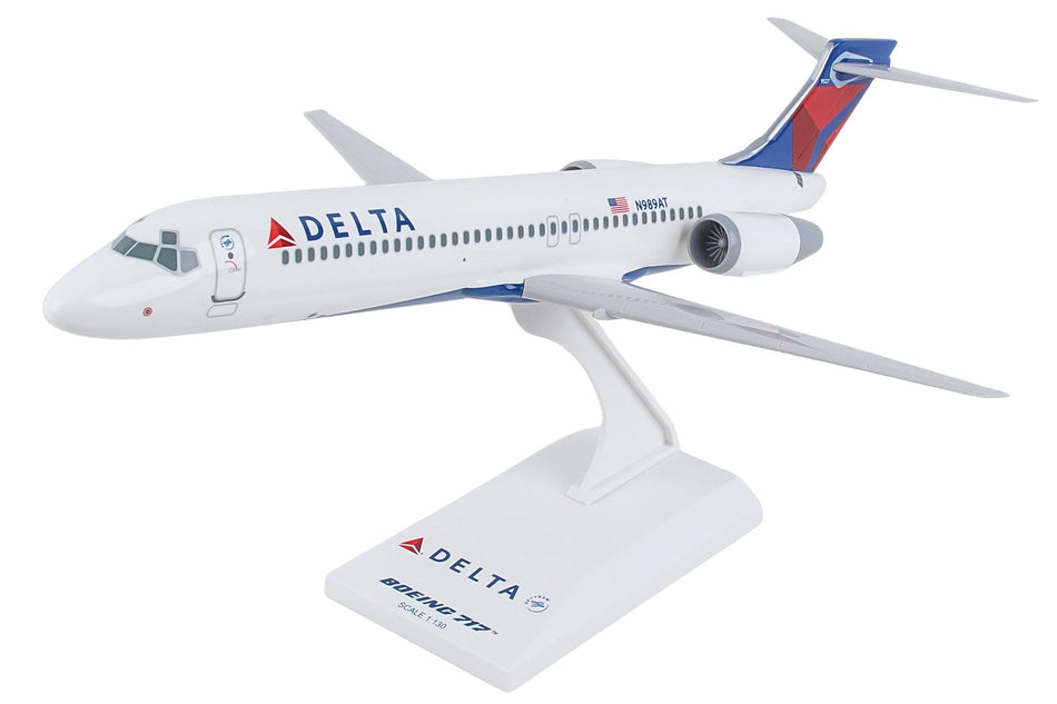 Skymarks Delta Airlines B717 New Livery Plastic Model - N989AT - Scale 1:130