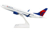 Skymarks Delta Airlines Boeing 737-800 New Livery Plastic Model - Scale 1:130