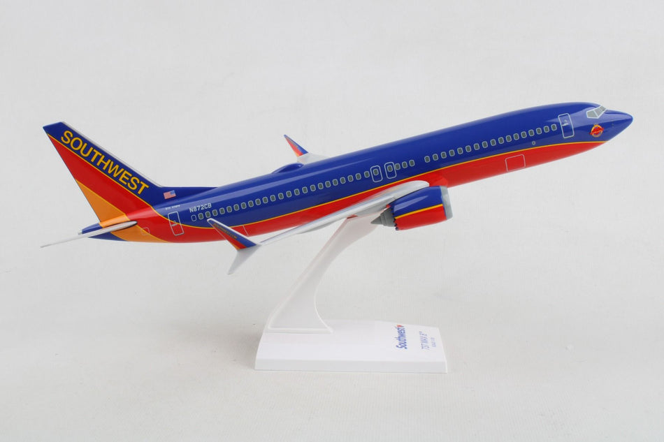 Skymarks Southwest B737 Max 8 Coleen Barrett Retro Livery Plastic Model - Scale 1:130