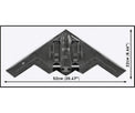 Cobi B-2 Spirit USAF Stealth Bomber 1/100 Scale Brick Kit (5916)