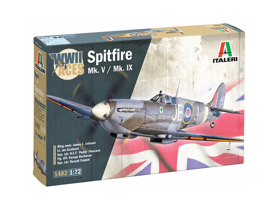 Spitfire Mk.V / Mk.IX Aces 1:72 Plastic Kit