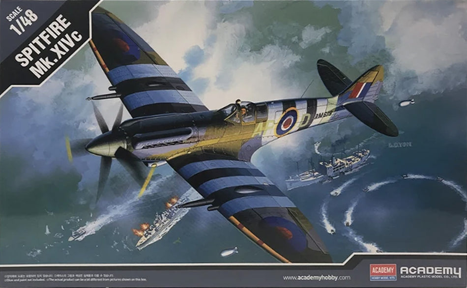Academy Spitfire Mk.XIVc 1:48 RAF Fighter Aircraft Plastic Kit