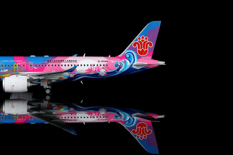 SQ Wings China Southern Airlines Comac C919 B-658W "15th National Games" Livery Diecast Model - 1/200