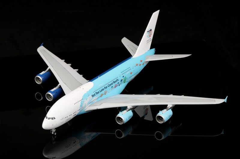 SQ Wings HiFly Malta Airbus A380-800 9H-MIP "Save The Coral Reefs" Livery - Diecast Model - 1/200
