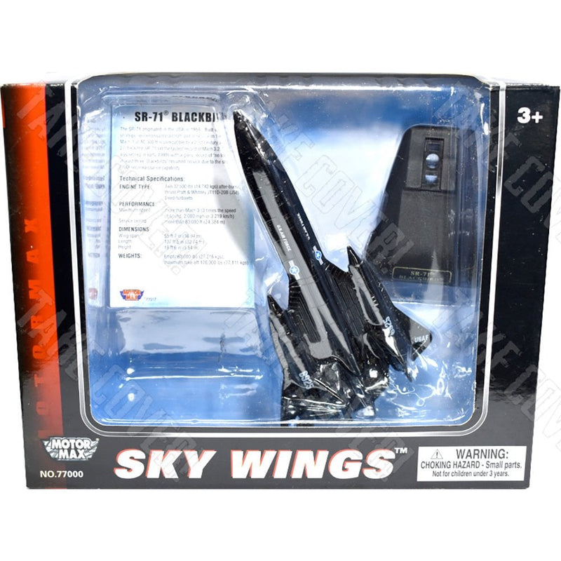 Motormax SR-71 Blackbird 1/100 Diecast Model Aircraft