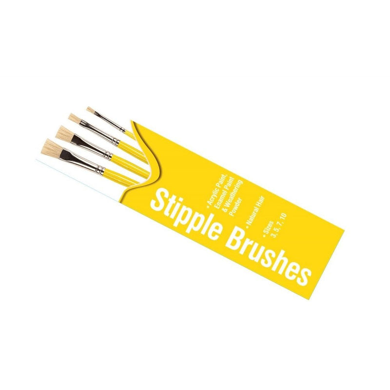 Stipple Brush Pack of 4
