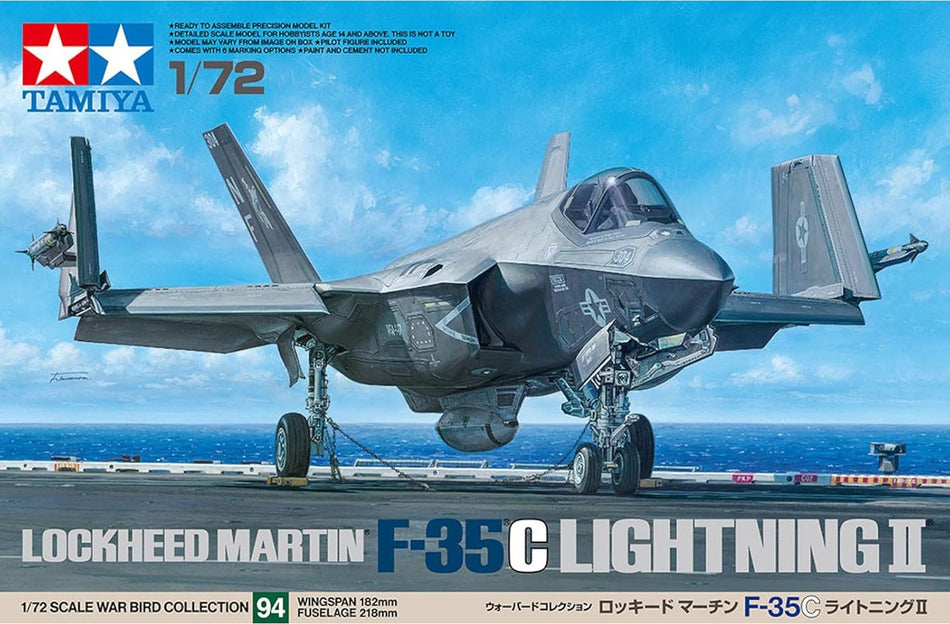 Tamiya F-35C Lightning II 1:72 Plastic Kit