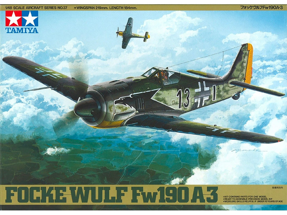 Tamiya Focke-Wulf FW190 1:48 Plastic Kit