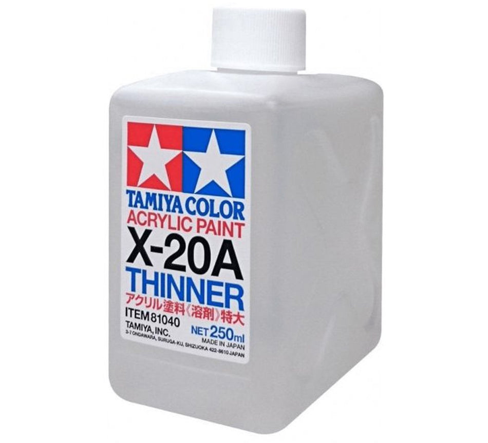 Tamiya X-20A Thinners for Acrylic Paint - 250ml