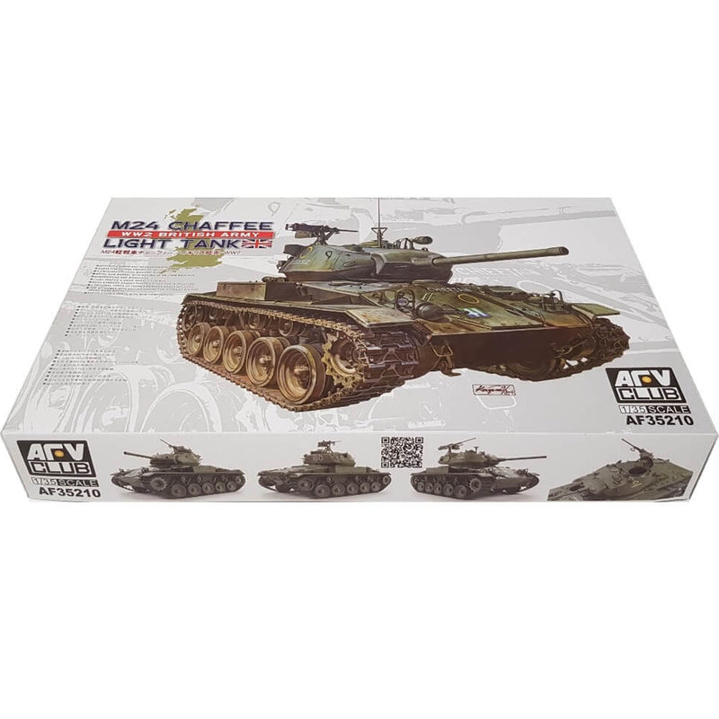AFV Club M24 Chaffee Light Tank British Army WW2 1:35 Scale Plastic Kit