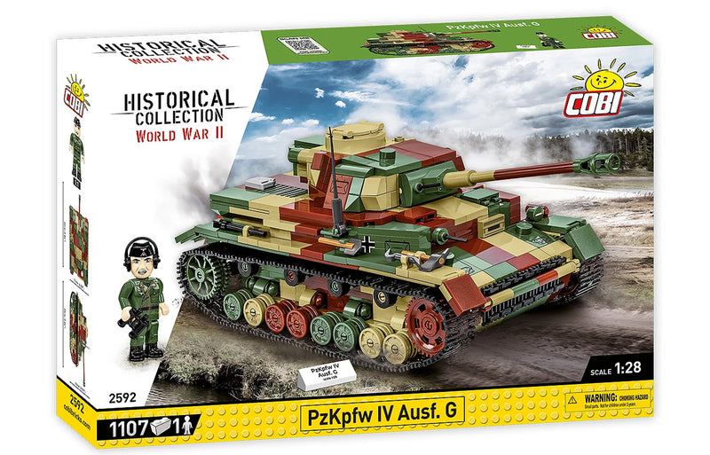 Cobi Panzerkampfwagen IV German Tank Brick Kit 1:28 Scale - 2592