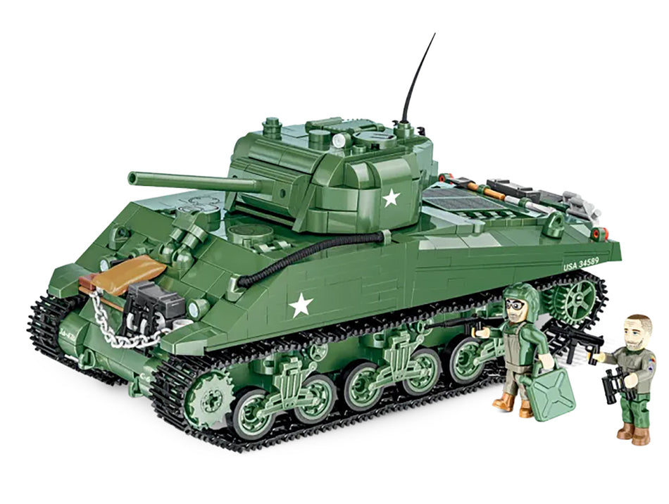 Cobi M4A3 Sherman Tank 1/28 Scale Brick Model Kit (2570)