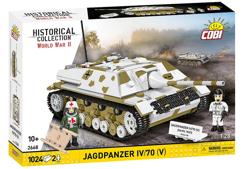 Cobi Jagdpanzer IV/70 (V) German Tank Destroyer 1:28 Brick Kit (2668)