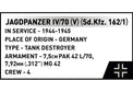 Cobi Jagdpanzer IV/70 (V) German Tank Destroyer 1:28 Brick Kit (2668)