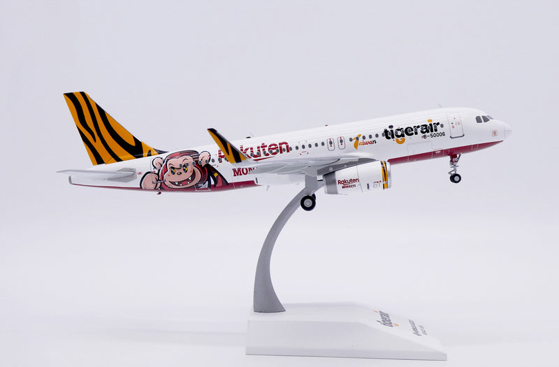 JC Wings Tigerair Taiwan Airbus A320 "Rakuten Monkeys" B-50006 Diecast Model Aircraft  - 1/200