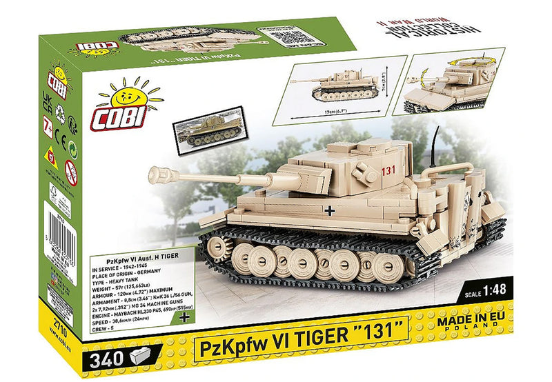 Cobi Panzerkampfwagen VI Tiger 131 1:48 Tank Brick Kit (2710)