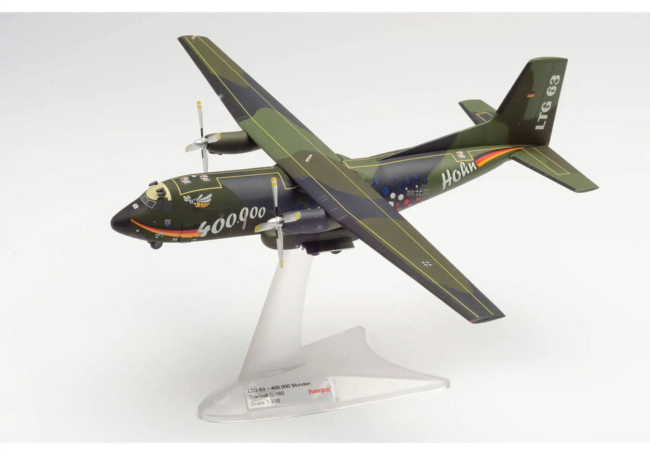 Transall C-160 Luftwaffe "400,000 flight hours" 50+72 Diecast Model - 1/200 - HE570909