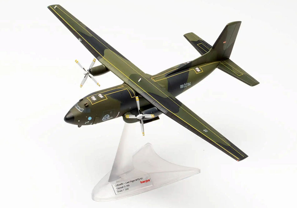 Transall C-160 Luftwaffe "Last Flight" 50+86 Diecast Model - 1/200 - HE572293