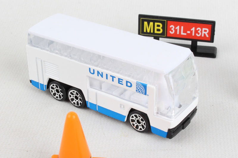 Daron United Airlines Boeing 787 Airport Playset Diecast Model Aircraft