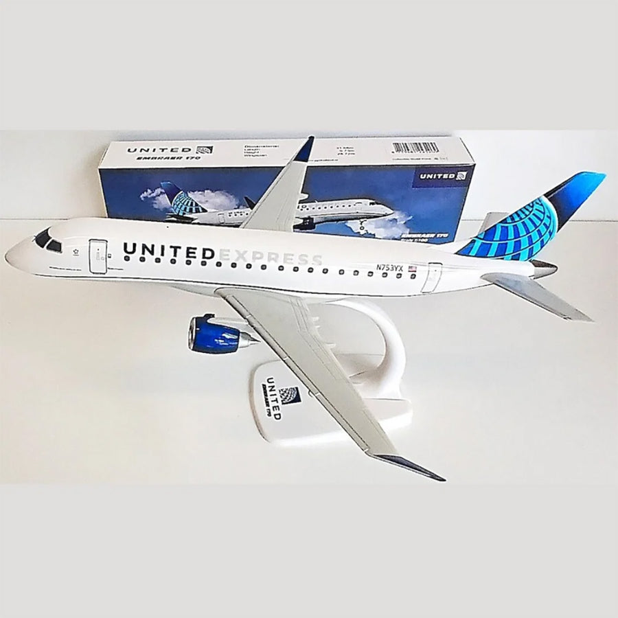 PPC United Airlines Embraer 170 1:100 Plastic Model Aircraft - PP-225209