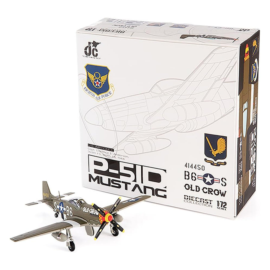 JC Wings P-51D Mustang USAF 363rd FS, 357th FG 1944 1:72 Diecast Model Aircraft