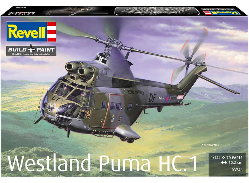 Revell Westland Puma HC.1 RAF Helicopter 1:144 Plastic Model Kit